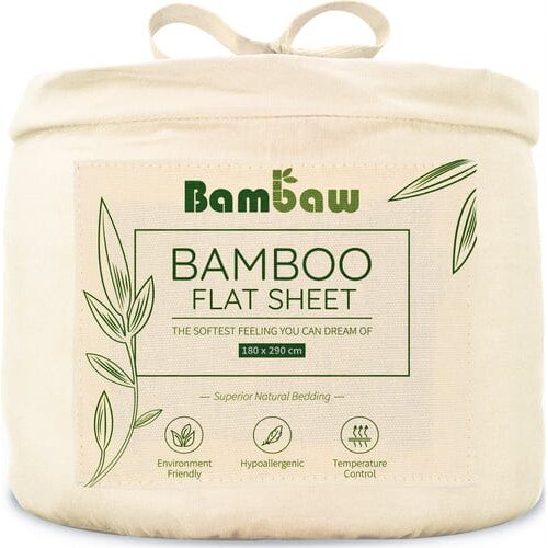 Bambaw Cozy Rjuha iz bambusa - 180 x 290 cm - Ivory Slike
