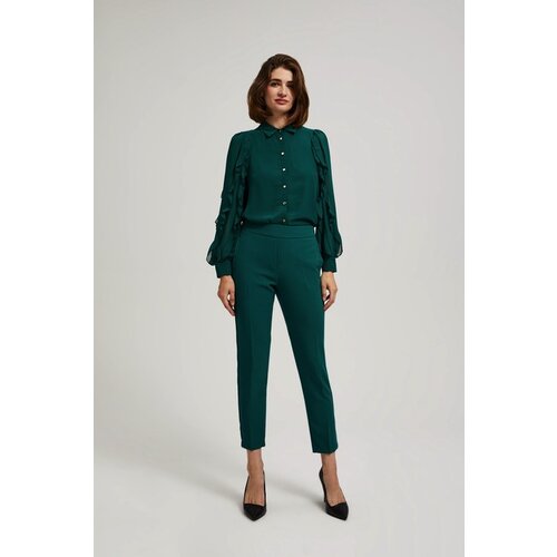 Moodo Wrinkled trousers with 7/8 legs Slike