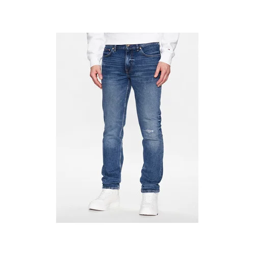 Tommy Hilfiger Jeans hlače MW0MW31105 Modra Regular Fit