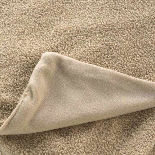 Douceur d int&amp;eacute;rieur Bež deka od flisa 180x220 cm Curly Wooly &amp;ndash; Slike