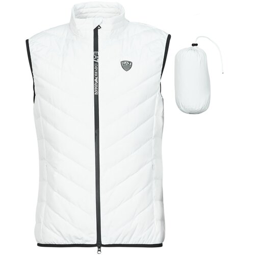 Ea7 Emporio Armani PREMIUM SHIELD DOWN WAISTCOAT Bijela Slike
