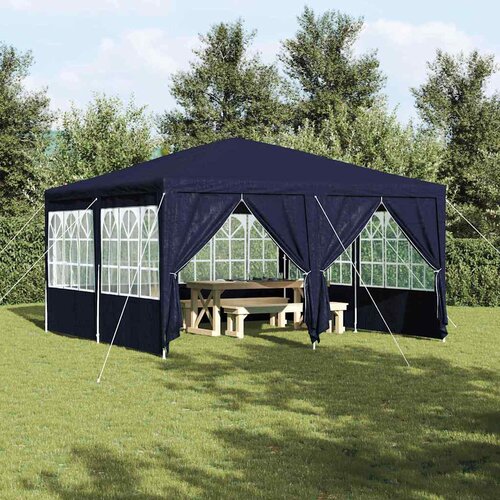Šator za zabave Plava 400 x 400 x 266 cm Polietilen Cijene