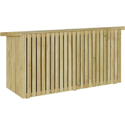 VidaXL kutija za pohranu 119x44x58.5 cm Obrađeni bor Slike