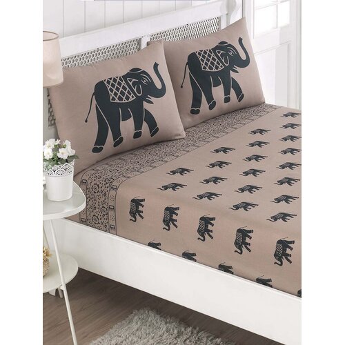 Lessentiel Maison set posteljine Fil, 160x200 cm, smeđa Cijene