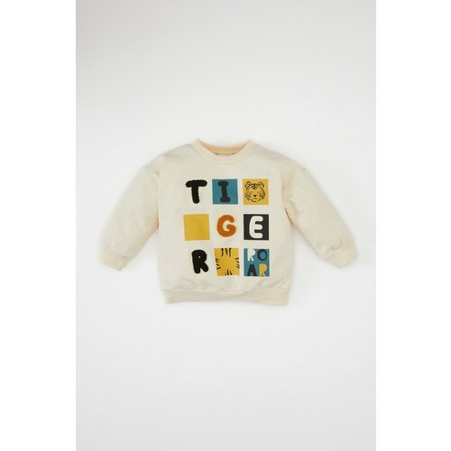 Defacto Baby Boy Crew Neck Printed Sweatshirt Slike