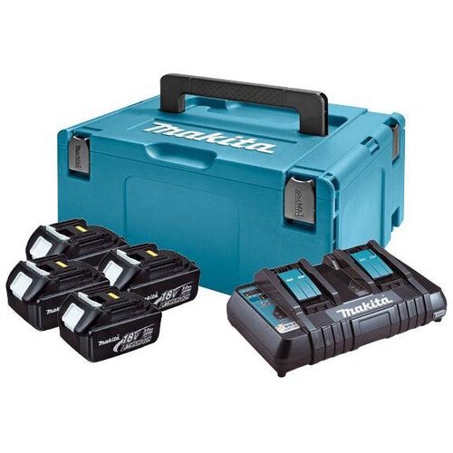 Makita set baterija i punjača u Makpac koferu 197720-6 (BL1830B x 4 + DC18RD) 197720-6 Cene
