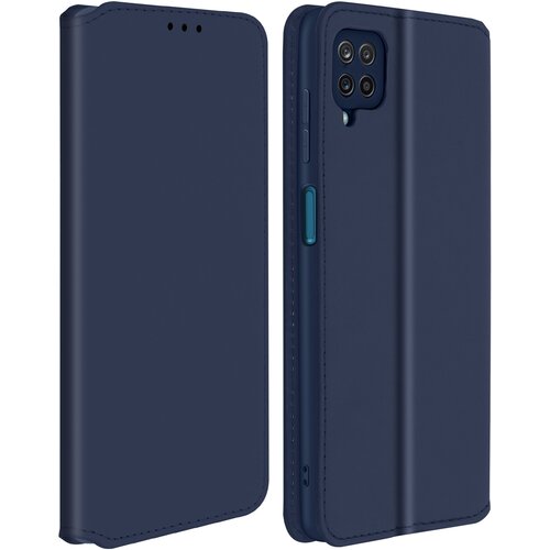 AVIZAR etui za samsung galaxy A12, držalo za kartico in video, magnetni zavihek - moder, (20626161) Cene