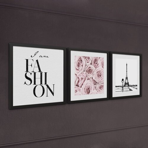 Styler Slike u setu 3 kom 30x40 cm Parisienne &amp;ndash; Slike