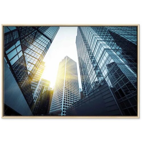  Slika - In a Big City (1 Part) Wide - Third Variant 60x40 U prirodnom drvenom okviru Slike