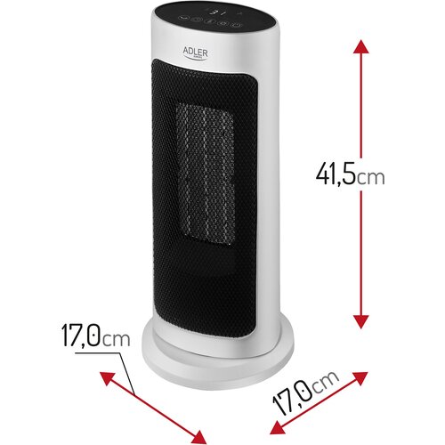  Električna grijalica toranj sa keramičkim grijačem, LED + timer, AD 7738 Slike