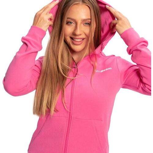 GymBeam Women&amp;lsquo;s limitless zip up hoodie dragonfruit Slike