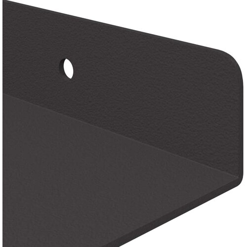  Polica na zidu s policom Zidne 4 pcs Crna 100 x 18 x 2 5 cm - Crna 100 x 18 cm 4 Slike