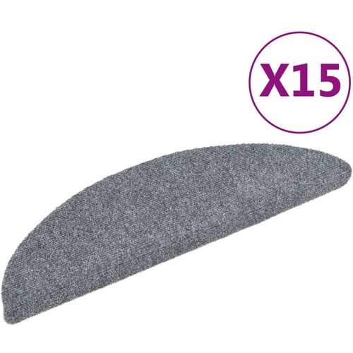 Maison Chic Samolepilne Preproga, Ruge za stopnice 15 kosov 56x17x3cm svetlo sive, (22120906) Cene