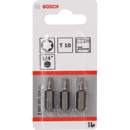 Bosch extra-hard bit Torx T10 dužina 25mm 3/1 Slike