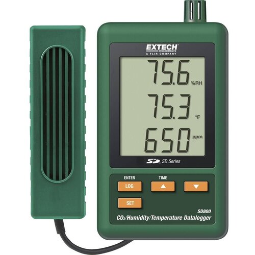 Extech SD800 zapisivač podataka temperature/vlage/CO2 0.0 do 50.0 &amp;deg;C Slike