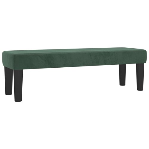vidaXL Klop temno zelen 100x30x30 cm žamet, (20955229) Cene