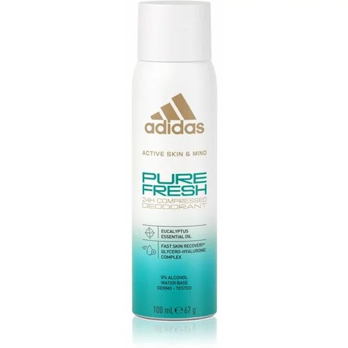 Adidas Pure Fresh deodorant z vonjem evkaliptusa 100 ml za ženske