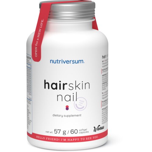 NUTRIVERSUM hair skin nail, 60 kapsula – kompleks za lepotu i zdravlje Cene