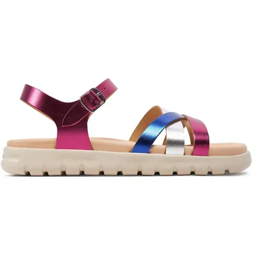 Geox Sandali J Sandal Soleima Gir J45GSA 000CF C8NK4 D Fuchsia/Royal