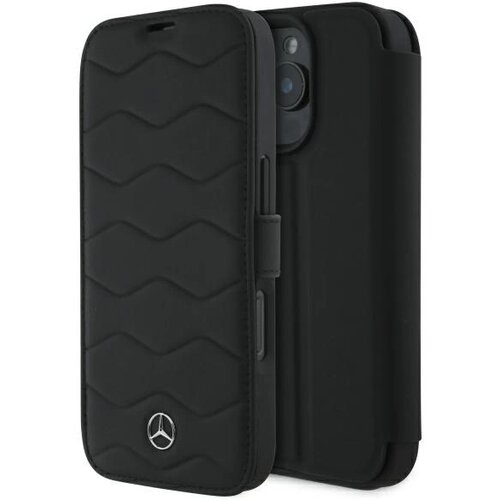 Mercedes-Benz USNJENI OVITEK MERCEDES MB WAVES ZA IPHONE 16 PRO MAX ČRN, (21897161) Cene