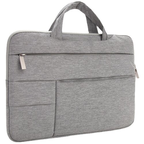 INF laptop case sleeve, shockproof protective computer carrying cover with front pocket grey s, (21542006) Cene