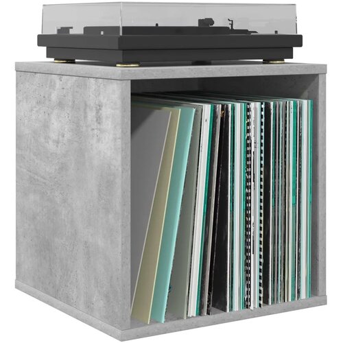  Kutija za vinilne albume Betonska siva 37 x 36 5 x 38 cm - Betonska siva 1 Cene