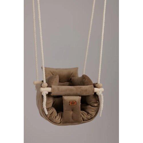 Bohome Design Sobna ljulja&scaron;ka za bebe Luxury Teddy, Braon Cene