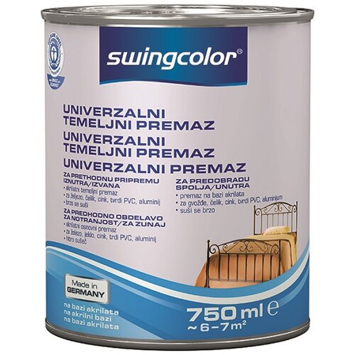 SWINGCOLOR Univerzalni temeljni premaz na osnovi akrilata (barva: bela, 750 ml) Cene