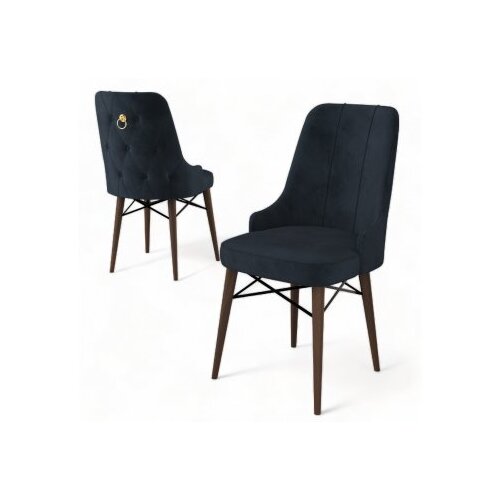 Hanah home set 6 stolica pare anthracite brown Slike