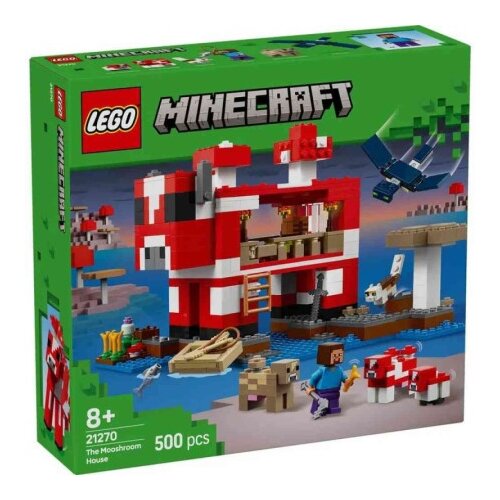 Lego minecraft the mooshroom house ( LE21270 ) Slike