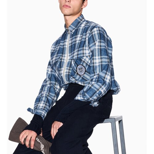 Armani Exchange Srajce z dolgimi rokavi Shirt Modra Slike