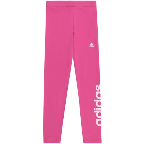 ADIDAS SPORTSWEAR Sportske hlače 'Essentials' tamno roza / prljavo bijela