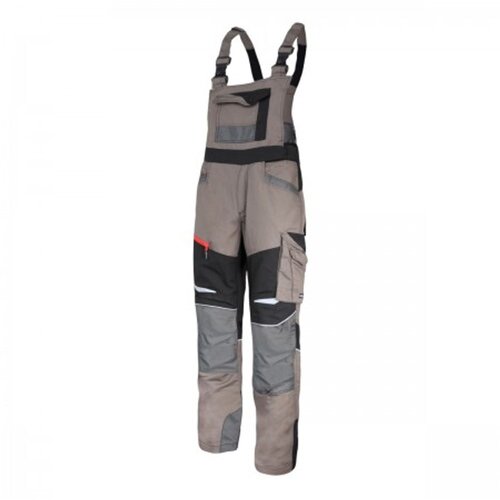 Lahti Pro Hlače z naramnicami kaki/črna slim fit velikost L L4060903 Cene