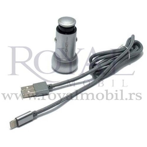 Ldnio auto punjač zinc alloy C401 3.6A 2xUSB iphone lightning Slike