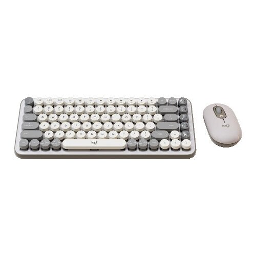 Logitech tipkovnica in mi&scaron;ka POP Icon Combo, bela Cene