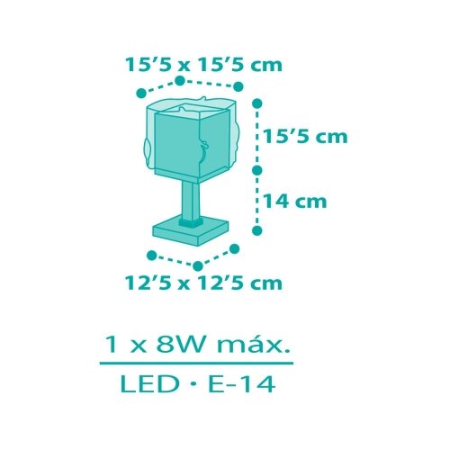 Dalber 63441N - LED Dečija lampica MERMAIDS 1xG4/4W/230V vi&amp;scaron;ebojna Slike