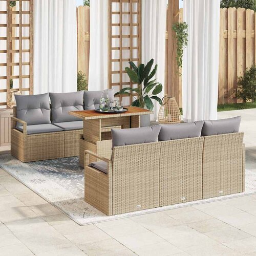  Sjedeća garnitura za vrt 7 kom. 6-Broj sjedala Cijene