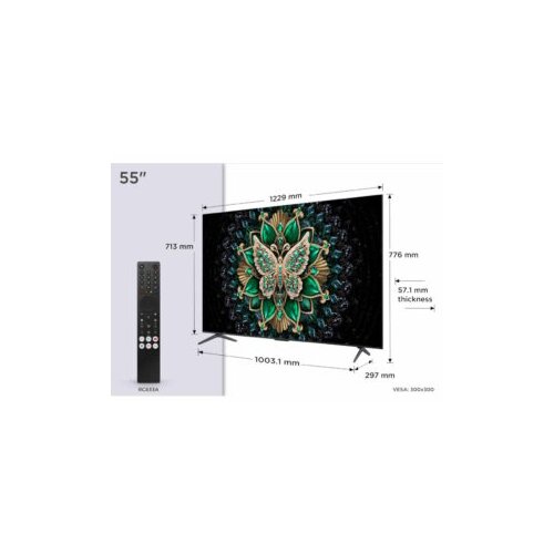 Tcl 55&Prime;C6K 4K QD-Mini LED TV144Hz Google TV; Game Master;Dolby Atmos; Onkyo 2.1; HDR Premium; Cijene