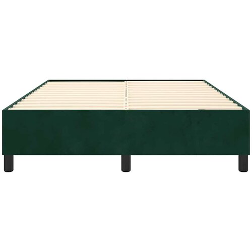  Okvir za krevet s oprugom tamnozeleni 140x200 cm bar&amp;scaron;unasti Slike