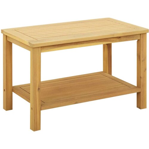  Bocni stol Prirodna nafta 70 x 40 x 45 cm Čvrsto drvo akacije - 70 x 40 x 45 cm Svijetli bagrem Slike