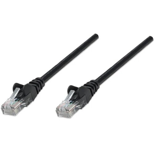 Intellinet UTP kabl 320757, Cat5e, CCA, 2m, Crni Slike