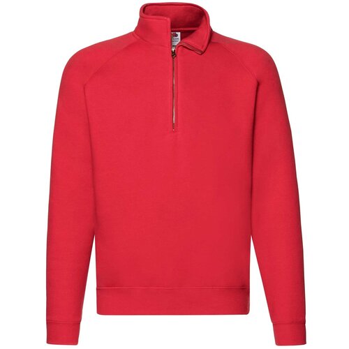 Fruit Of The Loom Red Men&amp;#039;s Zip Neck Sweat Slike