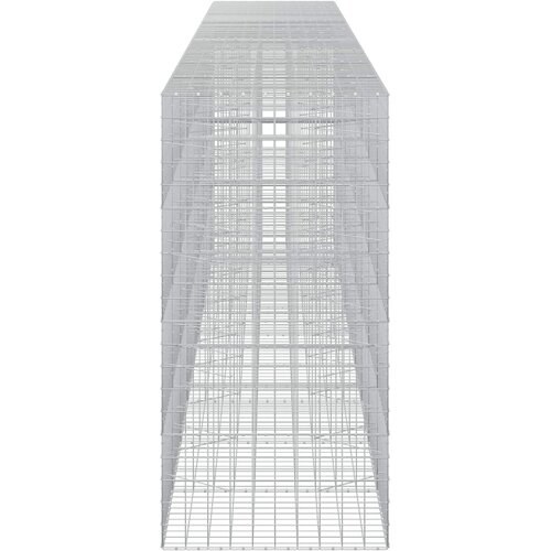  Gabion s žicom debljine 5 mm i mrežom 10x10 cm 900x100x200 cm Slike