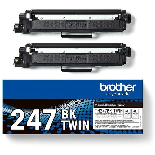 Brother TON toner TN-247BKTWIN black 2-pack up to 3,000 pages according to ISO/IEC 19798 Cijene