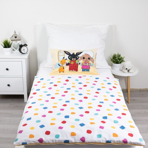 Jerry Fabrics Pamučna dječja posteljina za dječji krevetić 100x135 cm Kr&amp;aacute;l&amp;iacute;ček Bing Playroom &amp;ndash; Slike