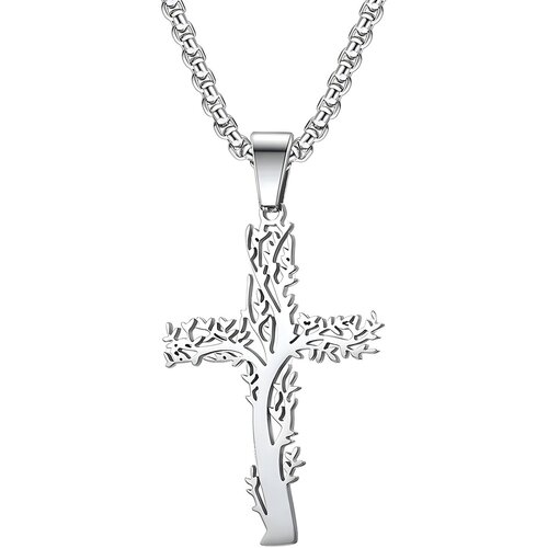 Ogrlica Tree Cross - Srebrna KP34110 Cijene