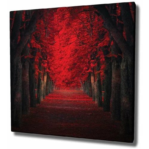 Vega Stenska slika na platnu Red Trees, 45 x 45 cm