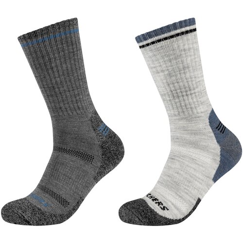 Skechers Športne nogavice 2PPK Men Trail Wool Socks Siva Cene