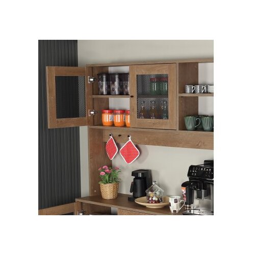 Hanah home Vi&amp;scaron;enamjenska komoda Grano 140, 140 x 187 x 40 cm, Hrast Slike
