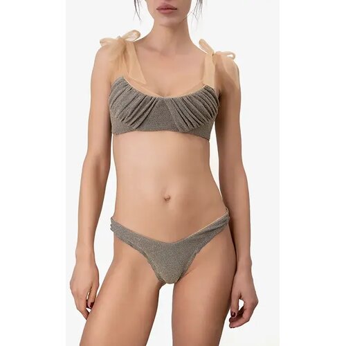 ZOLIE COLLECTION Ženski dvodelni kupaći kostim Melina sivi Cene